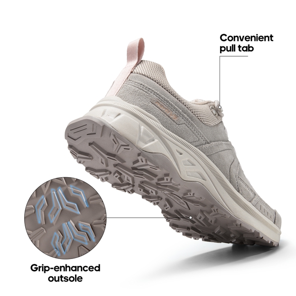 Women's Water-Resistant Lightweight Hiking Shoes - KHAKI - 2